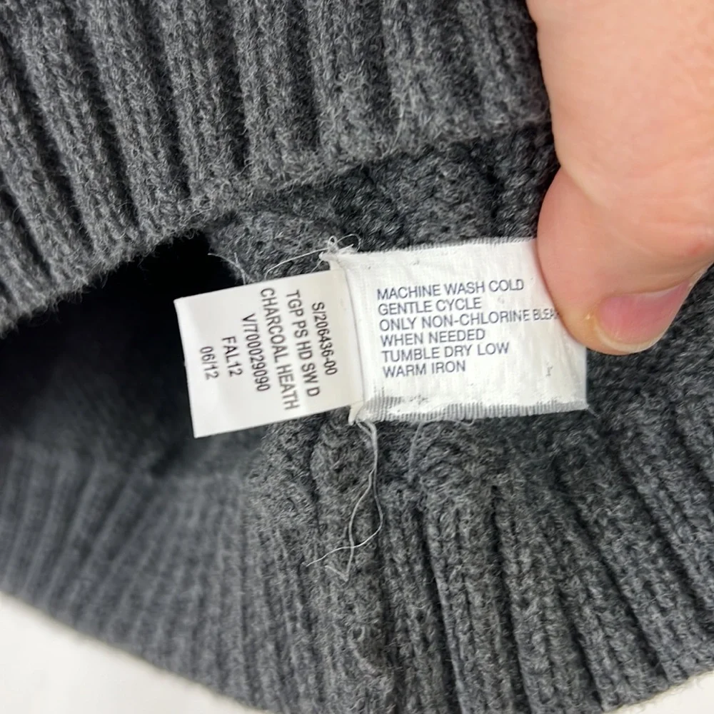 BABY GAP Sweater Dress hoodie shortsleeve in charcoal 4T